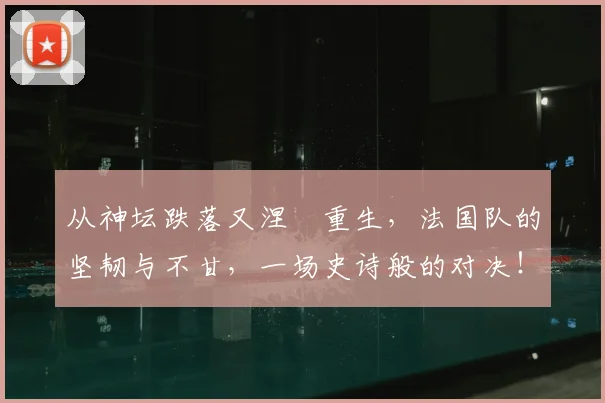 从神坛跌落又涅槃重生,法国队的坚韧与不甘,一场史诗般的对决!
